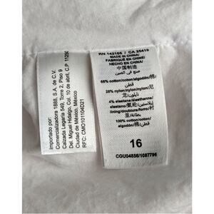 Habitual Kids Girls White Puff Sleeve Bubble Hem Dress Sz 16 Coquette graduation